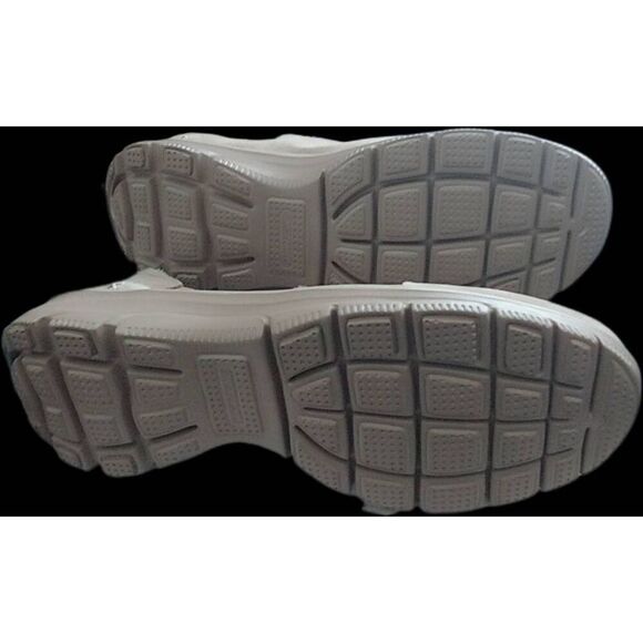 Skechers Natural Tan Relaxed Fit Memory Foam Air Cooled Slip on Booties Shoes 10 - Picture 3 of 3